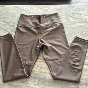 Athleta medium shimmery bronze leggings!